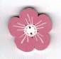 tc1006.L Large Pink Geranium  by Just Another Button Company