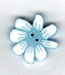 bw1004.S Small Daisy - Blue & White by Just Another Button Company