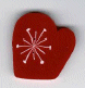 4699.L Large Red Snowflake Mitten  by Just Another Button Company