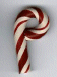 4403.O Overdyed Small Candy Cane   by Just Another Button Company