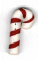 4655.S Small Flat Candy Cane   by Just Another Button Company