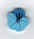 2282.Blue Pansy by Just Another Button Company