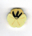 2282.Yellow Pansy  by Just Another Button Company