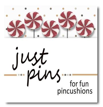 JP529 - Just Pins - Just Peppermints Swirls by Just Another Button Company  