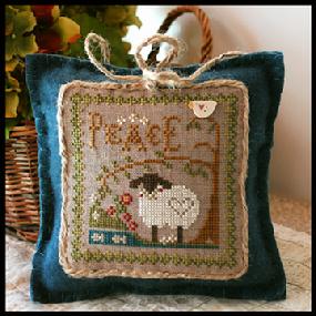Peace - Little Sheep Virtue - No 3 by Little House Needleworks 