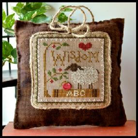 Wisdom - Little Sheep Virtue - No 8 by Little House Needleworks 