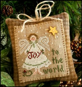 Joy to the World  - All Dolled Up 2010  by Little House Needleworks 