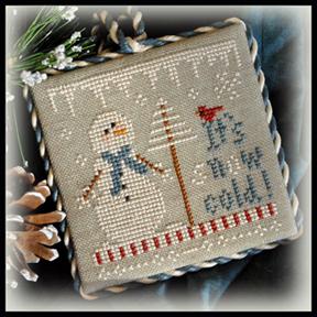 Its Snow Cold  -  Ornament of the month 2012 by Little House Needleworks 