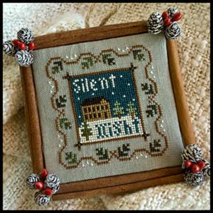 Silent Night  -  Ornament of the month 2011 by Little House Needleworks 