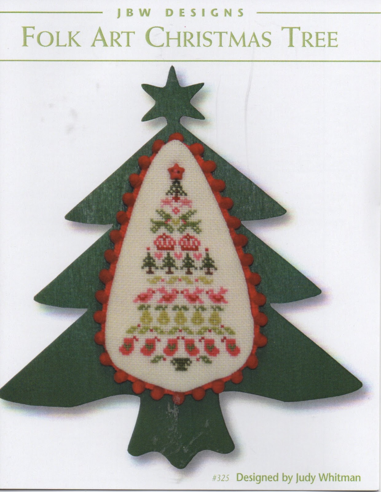 #325 Folk Art Christmas Tree  by JBW Designs