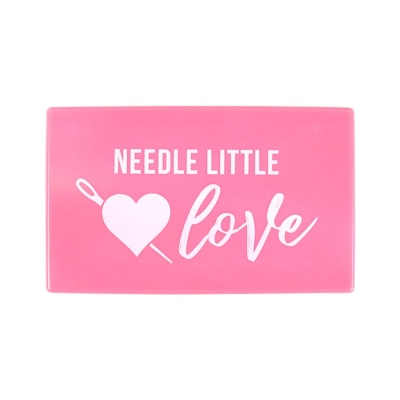  Magnetic Needle Case - Needle Little Love - Pink  by It's Sew Emma 
