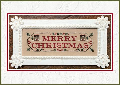 Merry Christmas by Country Cottage Needlework