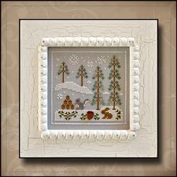  Snowy Friends :  Frosty Forest by Country Cottage Needleworks