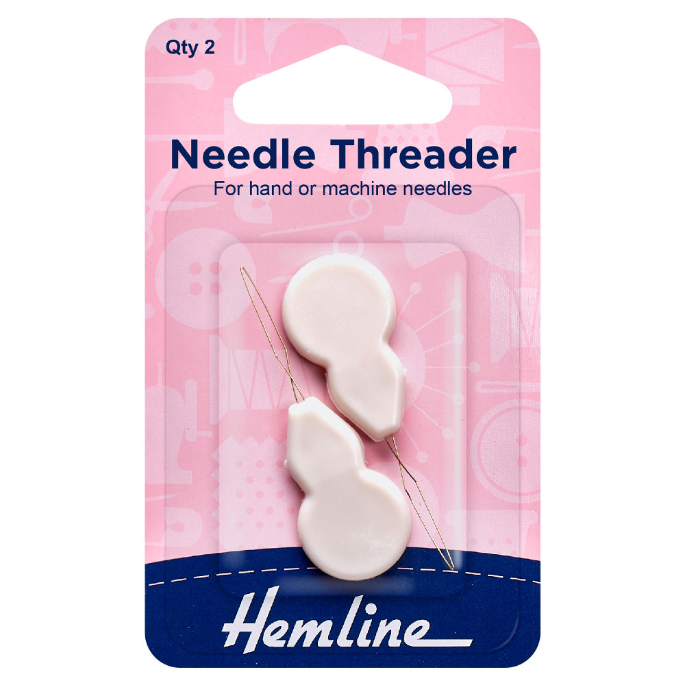 Needle Threader x 2 : Plastic Handle by Hemline 