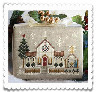 Town Church - Hometown Holiday by Little House Needleworks 
