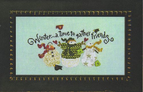 Winter Friends  Chart & Buttons by Art to Heart