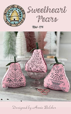 Sweetheart Pears by Annie Beez Folk Art  