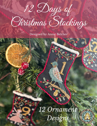 12 Days Of Christmas Stockings by  Annie Beez Folk Art 