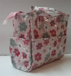  Craft / Tote Bag: PVC: Pink Flowers 119 RPR £24.00 only 1 in stock