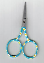 Daisy's Turquoise embroidery scissors 9cm/3.5in by Sew Cool - 