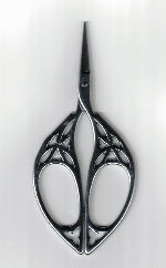 Sew Cool - Silver Butterfly Embroidery Scissors 10.2cm 4¼" 