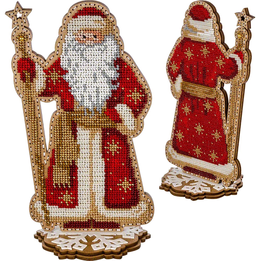 FLK-302 Santa beading kit - 13cm 19cm Wonderland Crafts