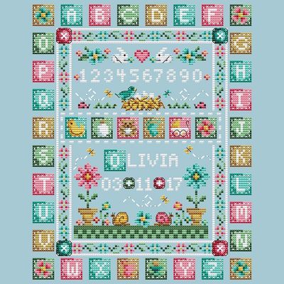 Quilted Baby Sampler by Shannon Christine 