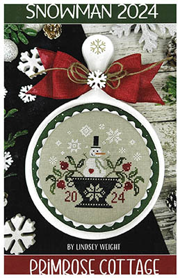 Snowman 2024 by Primrose Cottage Stitches 