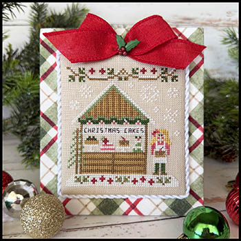 Country Cottage Needlework - Christmas Market - Christmas Cake Stand