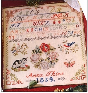 Sampler - Anna 1859 - No155301 by Permin 