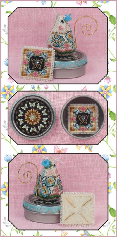 Just Nan - JN337 Madame Butterfly Mouse on a Tin  - Per order 