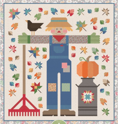 The Quilted Scarecrow by Its Sew Emma 