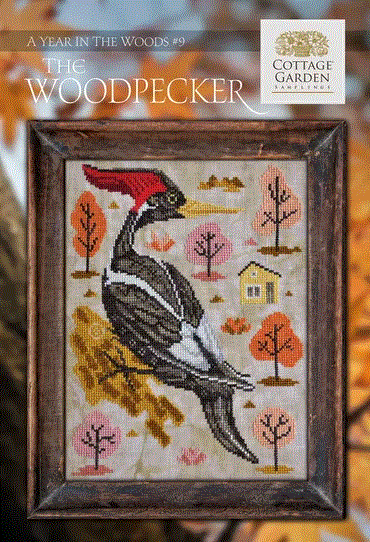  A Year in the Woods - Series 9 -- The Woodpecker  by Cottage Garden Samplings 