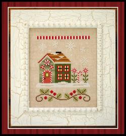 Candy Cane Cottage by Country Cottage Needleworks 