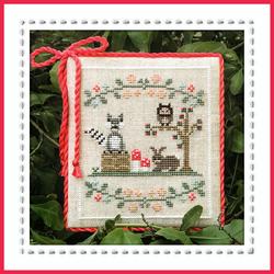 Forest Raccoon and Friends : Welcome to the Forest Cottage by Country Cottage Needleworks