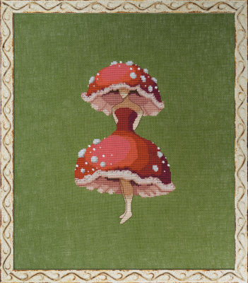 NC343 Miss Forest Mushroom by  Nora Corbet 