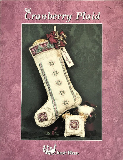 Just Nan - JN035 Cranberry Plaid - No longer available 