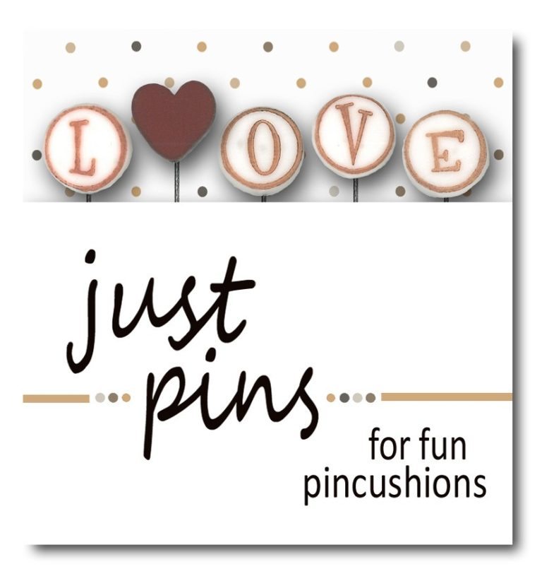JP146 - Just Pins –L is for Love  by Just Another Button Company 