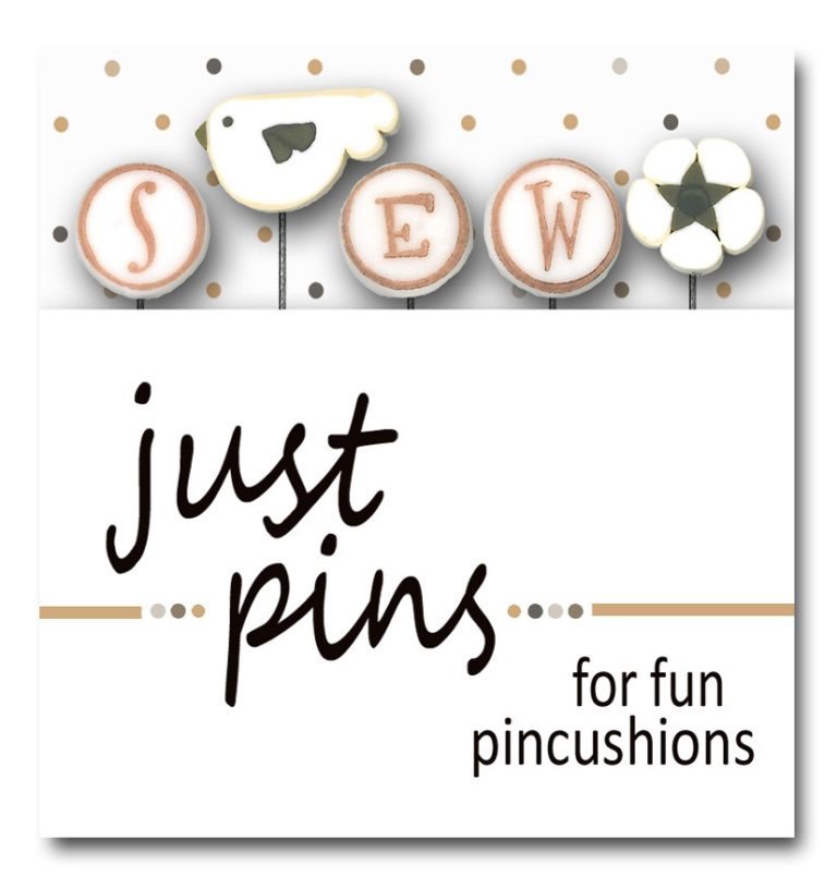 JP153  - Just Pins – S is for Sew  by Just Another Button Company 