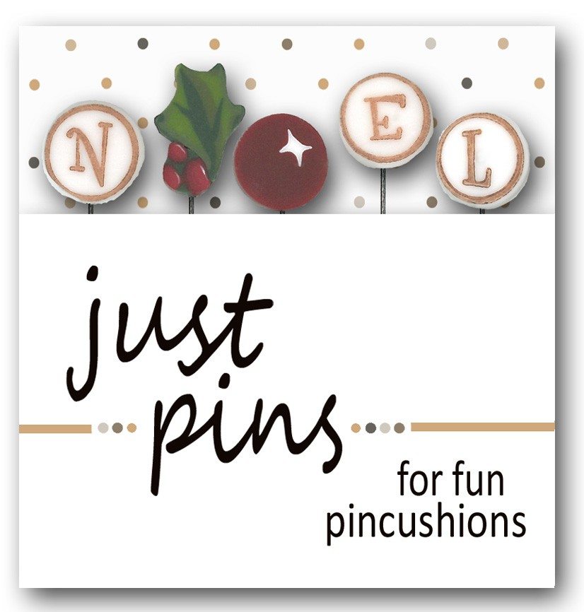 JP138   - Just Pins – N  is for Noel  by Just Another Button Company 