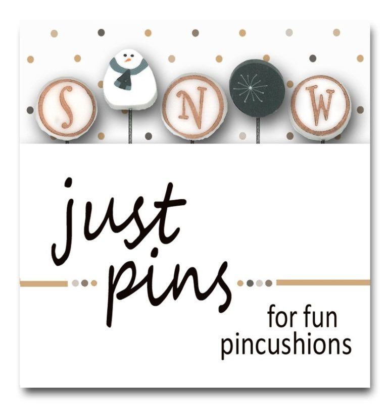  JP147  - Just Pins – S is for Snow by Just Another Button Company 