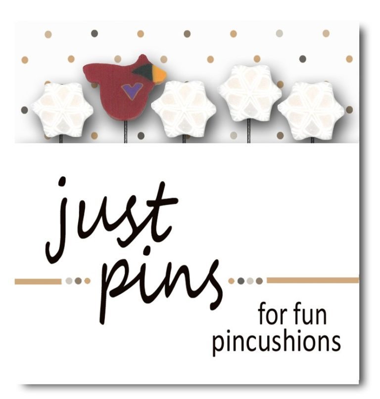 JP123 - Just Pins – Snow Bird  by Just Another Button Company 
