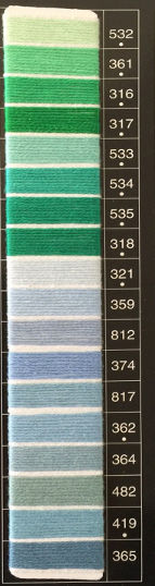 New Stranded Cotton by ISPE 18 Colours Column 5 RRP £14.40