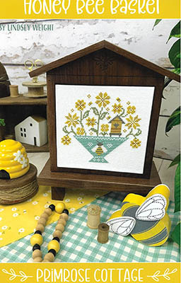 Honey Bee Basket by Primrose Cottage Stitches  