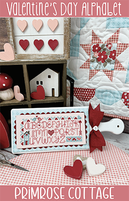 Valentine's Day Alphabet by Primrose Cottage Stitches  -  RRP £10.00