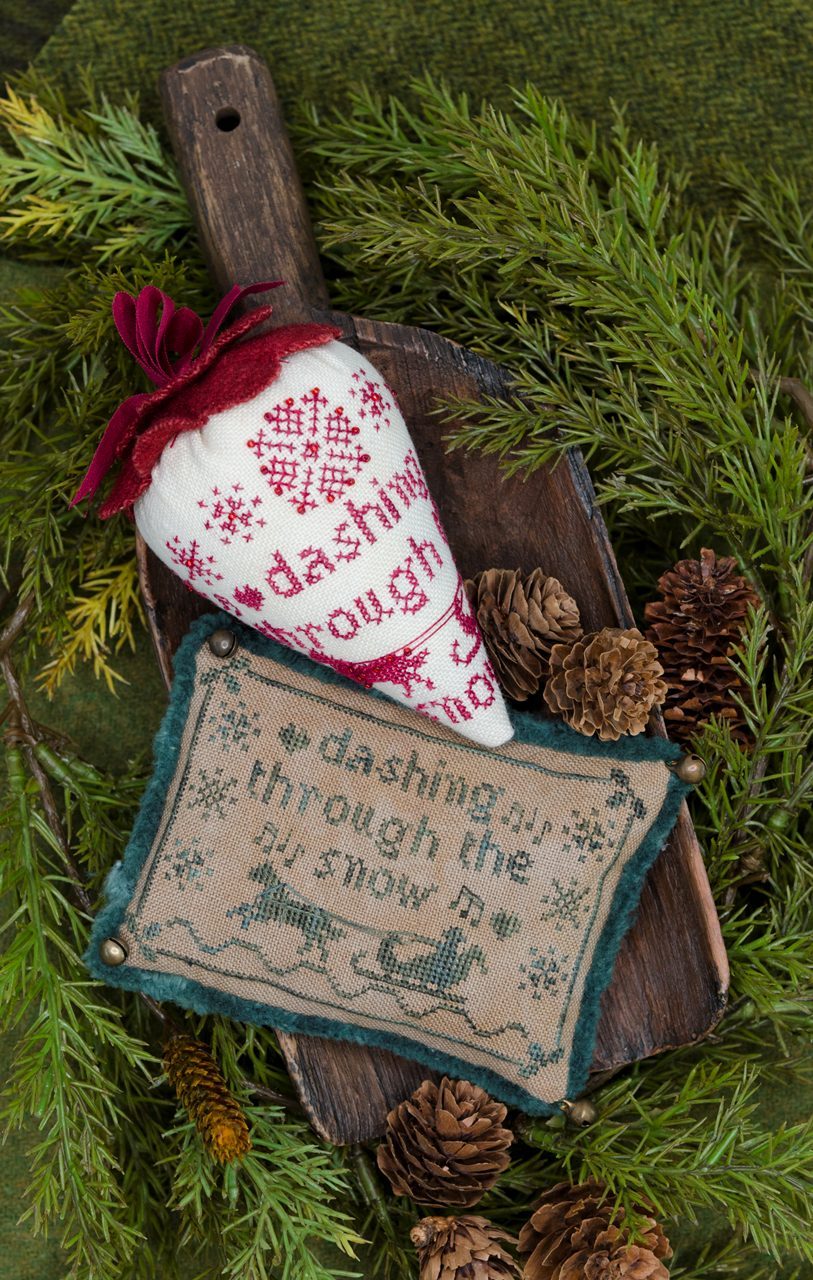 Jingle Bells- The Caroling Berries by Erica Michaels Needlework Designs  