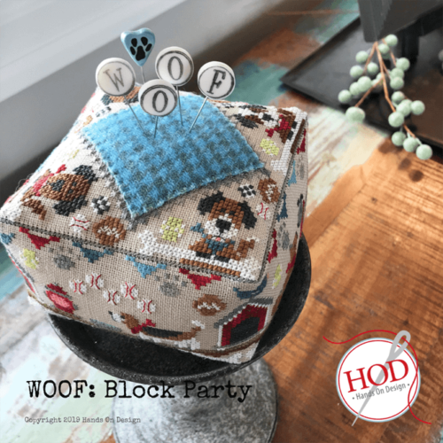 HD - 178 - Block Party - Woof  by Hands on Designs