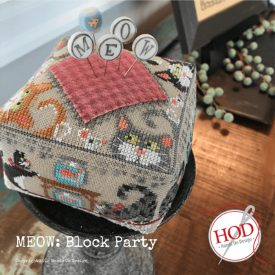 HD - 177 - Block Party - Meow by Hands on Designs