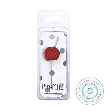 Just Another Button Company  - JPM529 Tomato Solo - Pin-Mini 