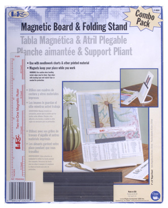 Magnetic  Board & Ruler 8″ x 10″   by LoRain  